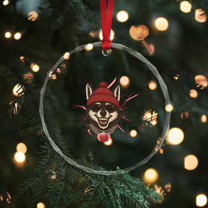 Howling Wolf Spirit For The Midwest Football Fan Crystal Glass Ornament TS12 Print Your Wear