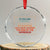 Human Rights Crystal Glass Ornament Feminist Equal Rights Social Justice TS10 Transparent Glass 3'' Circle Print Your Wear