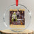 Humorous Trump Crystal Glass Ornament Straight Outta Xmas Movie TS10 Transparent Glass 3'' Circle Print Your Wear