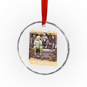 Humorous Trump Crystal Glass Ornament Straight Outta Xmas Movie TS10 Print Your Wear