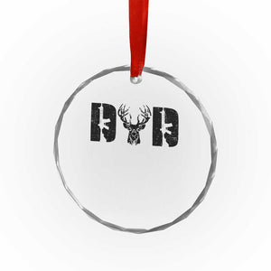 Hunting Dad Crystal Glass Ornament Fathers Day Gun Lovers Hunter Dad TS10 Print Your Wear