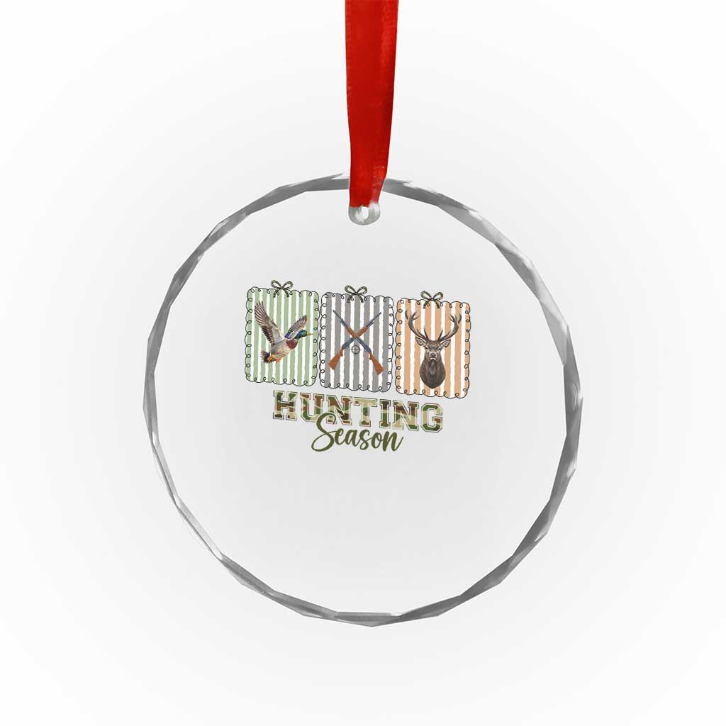 Hunting Season Crystal Glass Ornament Funny Hunter Wife Gift TS12 Print Your Wear