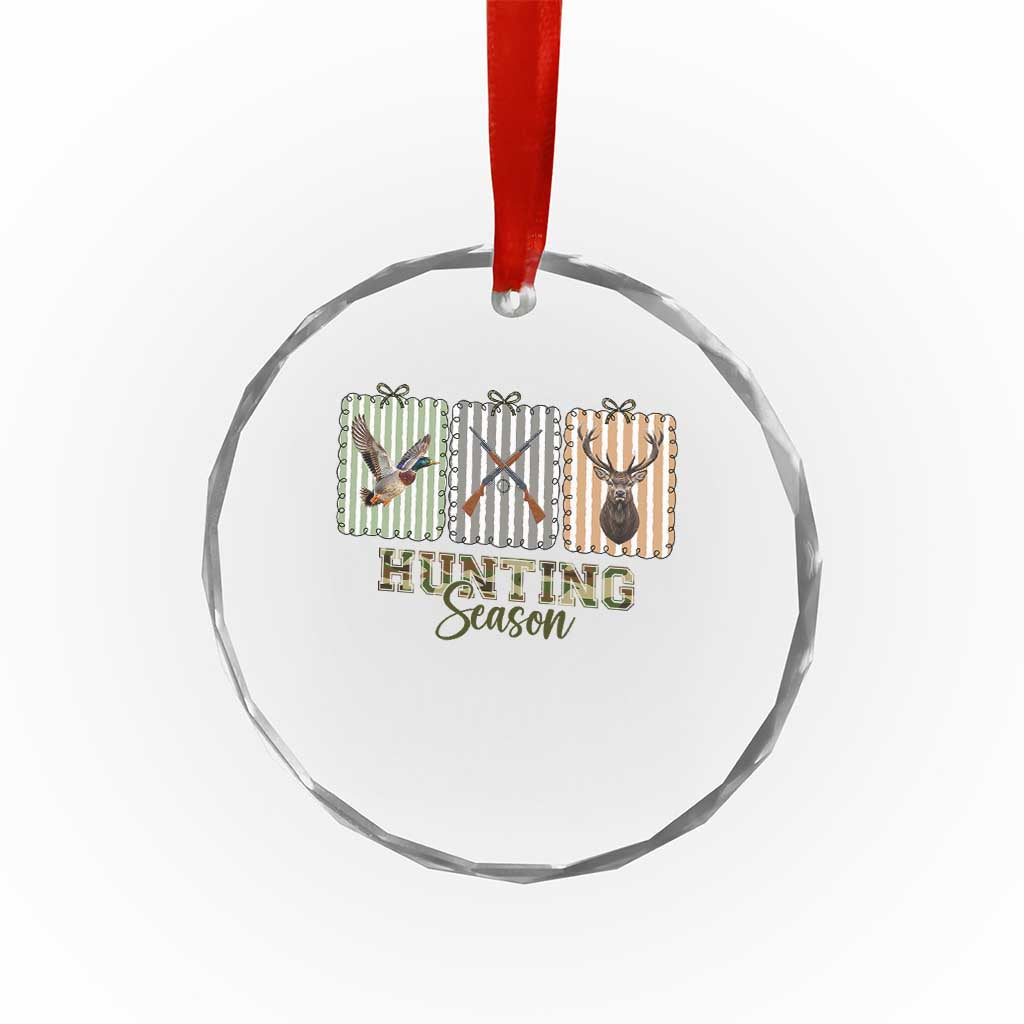 Hunting Season Crystal Glass Ornament Funny Hunter Wife Gift TS12 Print Your Wear