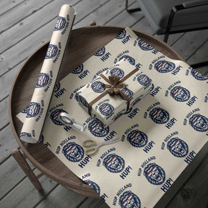 Hup Holland Hup Lion Netherlands Flag Wrapping Paper Roll Nederlands Dutch Pride Soccer Fans