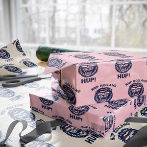 Hup Holland Hup Lion Netherlands Flag Wrapping Paper Roll Nederlands Dutch Pride Soccer Fans