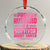 Husband Of A Warrior Breast Cancer Awareness Crystal Glass Ornament Wife Support Squad TS10 Transparent Glass 3'' Circle Print Your Wear