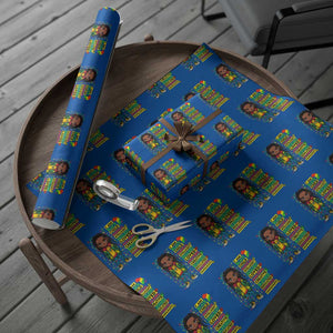 I Am Black Child Wrapping Paper Roll Locd Boy African American Pride Black History Month TS02 Blue Print Your Wear