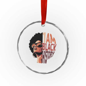 I Am Black History Crystal Glass Ornament African American Pride TS14 Print Your Wear