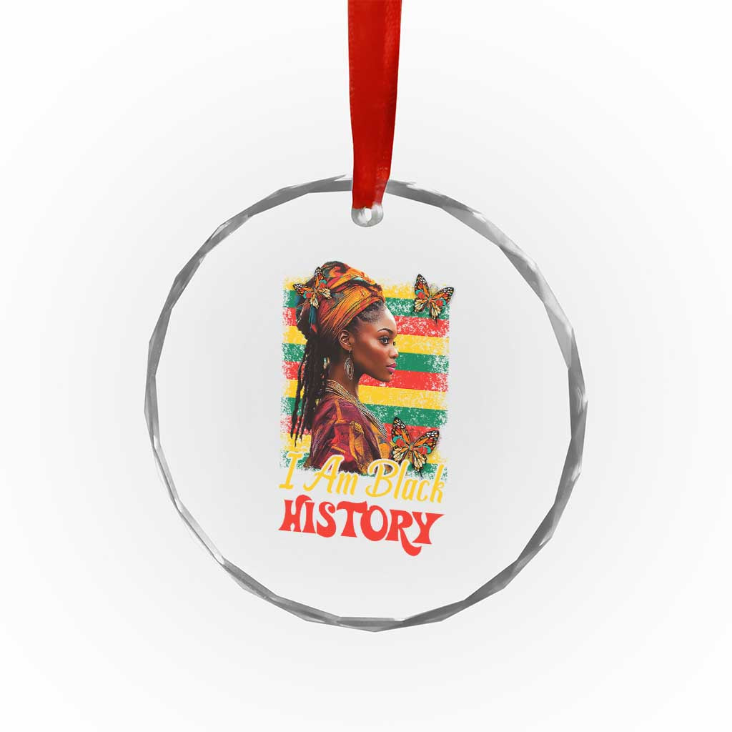 I Am Black History Crystal Glass Ornament African American Pride Woman TS02 Print Your Wear