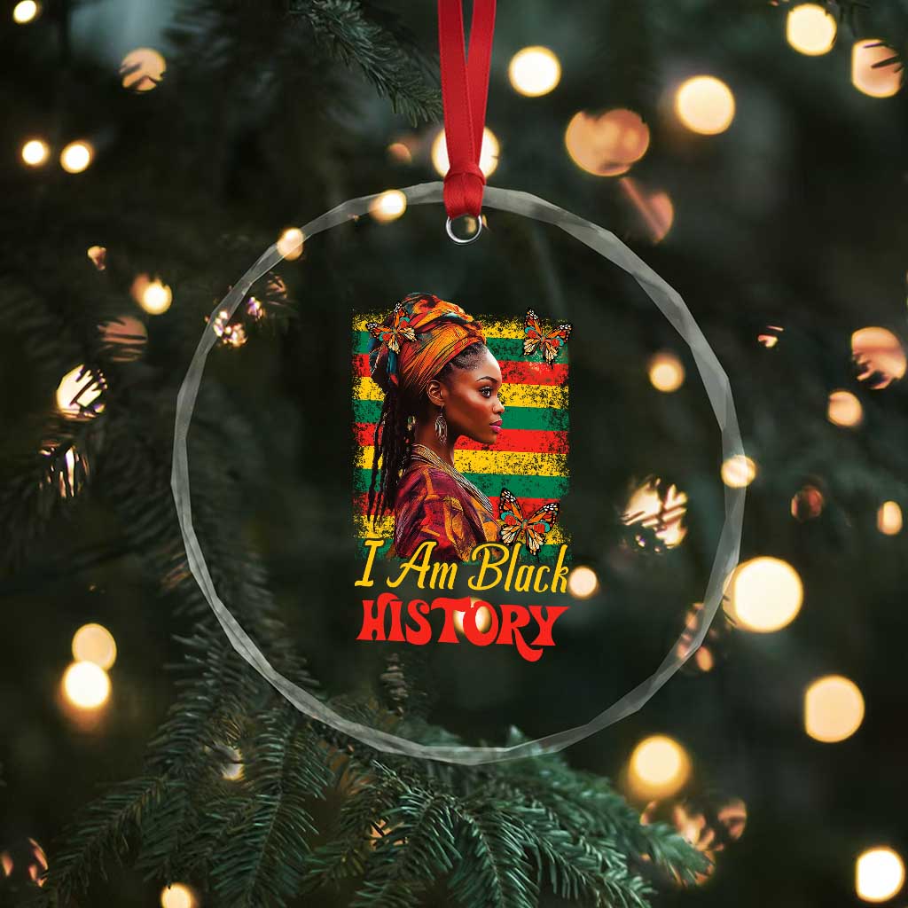 I Am Black History Crystal Glass Ornament African American Pride Woman TS02 Print Your Wear