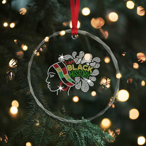 I Am Black History Crystal Glass Ornament Black Girl Sparkling Bling TS02 Print Your Wear