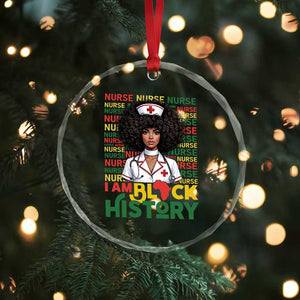 I Am Black History Crystal Glass Ornament Black History Month Nurse Gift TS12 Print Your Wear