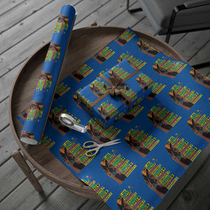 I Am Black Woman Wrapping Paper Roll Locd African American Pride Black History Month TS02 Blue Print Your Wear