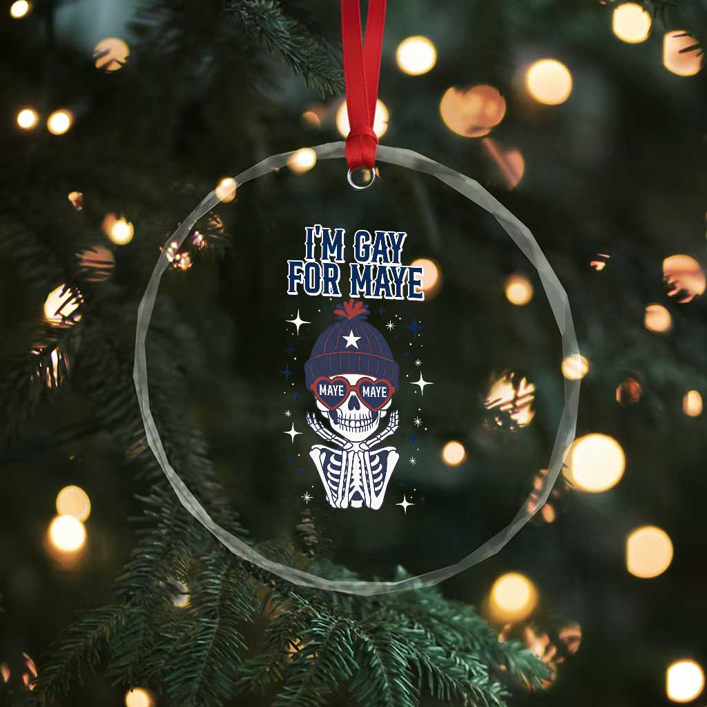 I Am Gay For Maye Crystal Glass Ornament Funny QB Sport Fan TS12 Print Your Wear