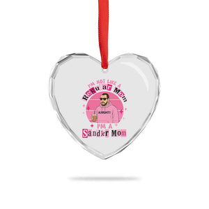 I Am Not Like A Regular Mom I Am A Sandler Mom Heart Crystal Glass Ornament Funny Mother's Day Meme TS11 Print Your Wear