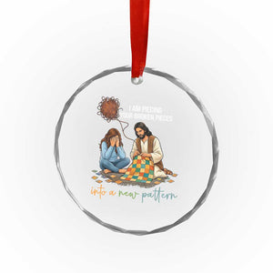 I Am Piecing Your Broken Pieces Christian Healing Crystal Glass Ornament Jesus Comfort Faith Restoration Inspirational Gift TS02 Print Your Wear