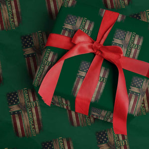 I Cant But I Know A Guy Wrapping Paper Roll Funny Christian Jesus Cross TS11 Green Print Your Wear