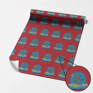 I Do Not Like This Ball Wrapping Paper Roll Funny Marcus The Worm Tennis Meme TS12 Red Print Your Wear