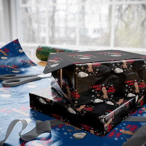 I Do Not Like This Rock Wrapping Paper Roll Christmas Marcus The Worm Meme Gift TS12 Black Print Your Wear