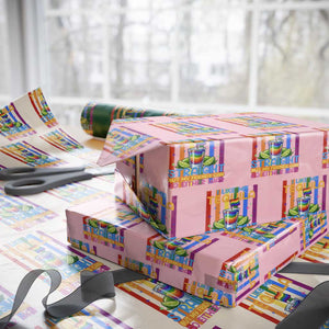 I Like My Tequila Straight But My Friends Go Either Way Wrapping Paper Roll Funny LGBTQ Drinking