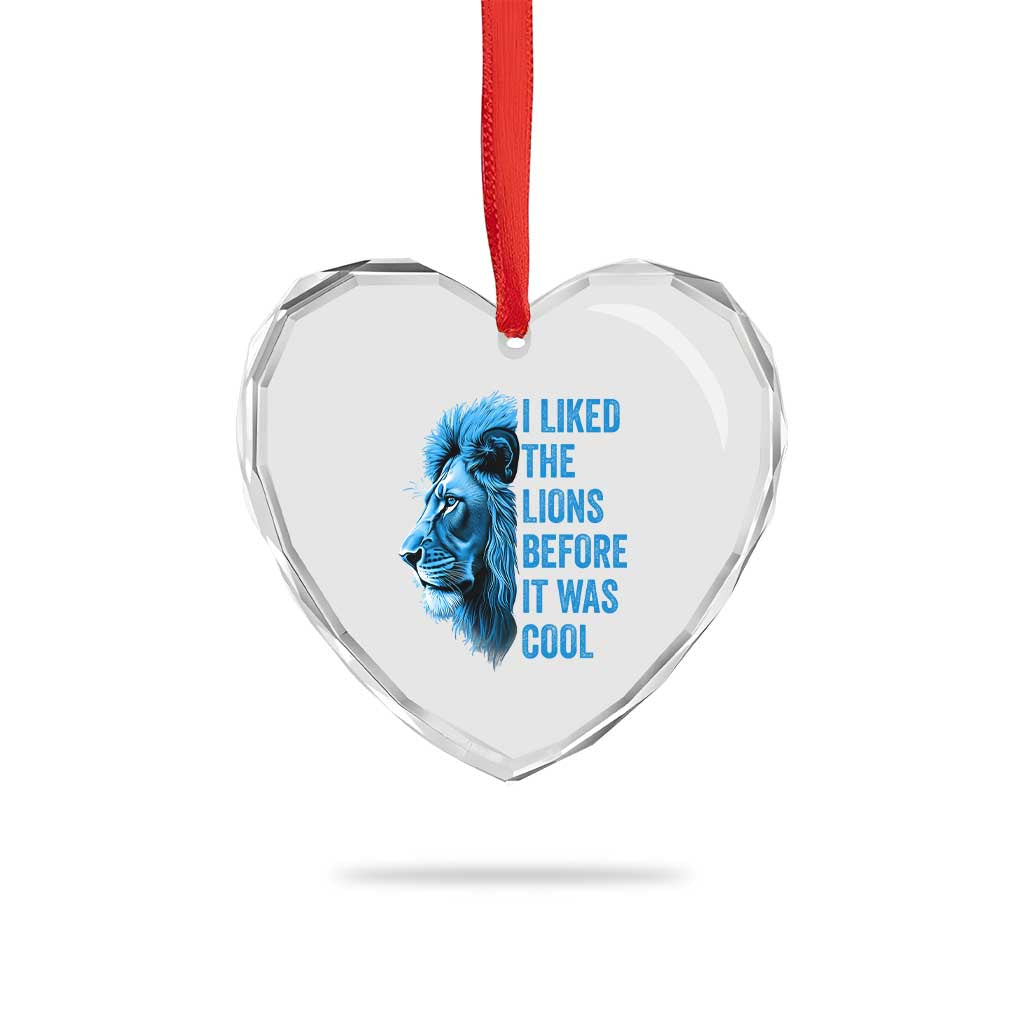 I Liked The LF Before It Was Cool Heart Crystal Glass Ornament Vintage Rap Tee TS10 Print Your Wear
