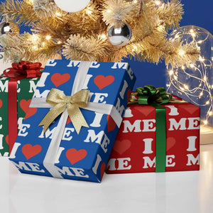 I Love Me Wrapping Paper Roll Funny Self Love Heart Positive Vibes TS10 Print Your Wear