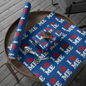 I Love ME Wrapping Paper Roll Sexy Lips Red Lipstick Kiss Self Love TS10 Blue Print Your Wear