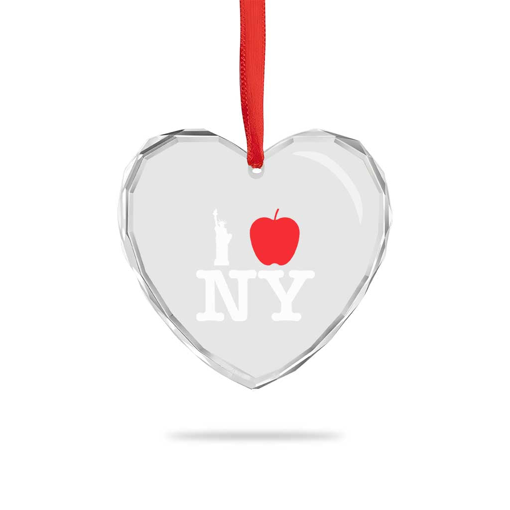 I Love NY Heart Crystal Glass Ornament New York Lover Travel Gift TS10 Print Your Wear