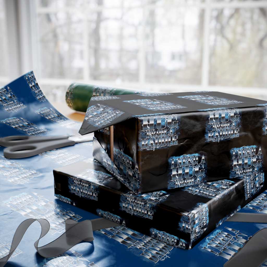 I Need A Hug from A Baddie Wrapping Paper Roll Funny Flirty Meme TS14 Black Print Your Wear