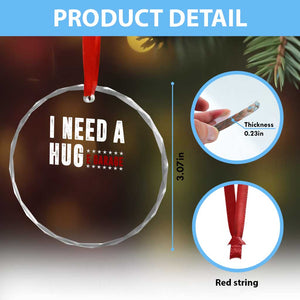 I Need A Huge Garage Funny Mechanic Crystal Glass Ornament Car Enthusiast