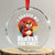 I Shaved My Beaver Crystal Glass Ornament Inappropriate Adult Humor Naughty - Print Your Wear