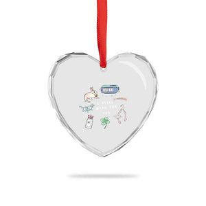 I Still Wish for You Lucky Rabbit 1111 Stars Clover Signs Heart Crystal Glass Ornament TS11 Print Your Wear