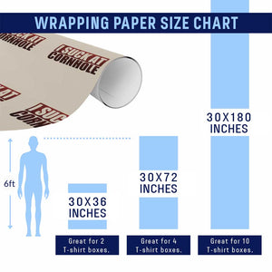 I Suck At Cornhole Wrapping Paper Roll Funny Bean Bag Toss Game TS10 Print Your Wear