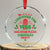 I Survived The 1988 Nakatomi Plaza Xmas Party Crystal Glass Ornament Vintage Mistletoe TS11 Transparent Glass 3'' Circle Print Your Wear
