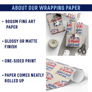 I Survived The Florida Blizzard Of 2025 Wrapping Paper Roll TS02 Print Your Wear