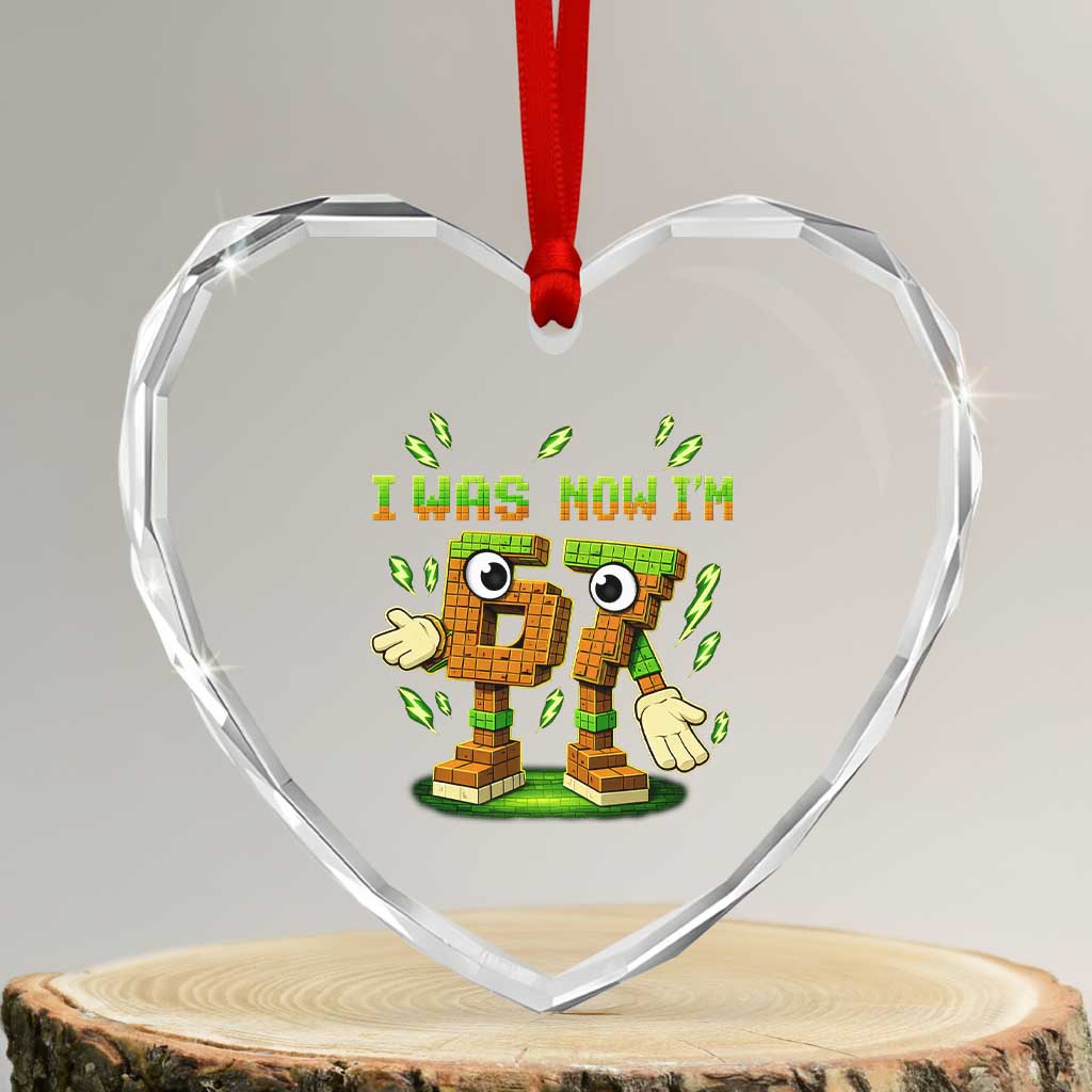 I Was 6 Now Im 7 7th Birthday 67 Meme Heart Crystal Glass Ornament Funny 6 7 Birthday Six Seven Kids Gaming TS10 Transparent Glass 3'' Heart Print Your Wear