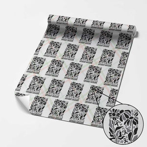 I Wear Black For My Mom Wrapping Paper Roll Melanoma Support Squad TS12 Christmas Plaid Print Your Wear