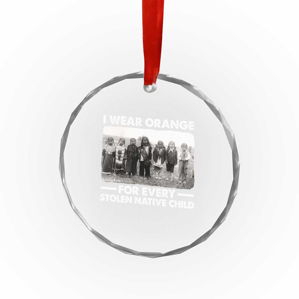 I Wear Orange For Every American Native Child Crystal Glass Ornament TS10 Print Your Wear