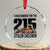 I Wear Orange For The 215 Stolen Children Crystal Glass Ornament Native Child Tribute 215 Memorial Awareness TS02 Transparent Glass 3'' Circle Print Your Wear