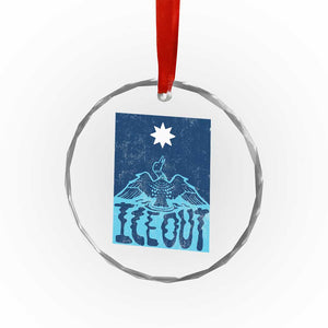 Ice Out Minnesota Loon Crystal Glass Ornament MN State Protest TS11 Print Your Wear