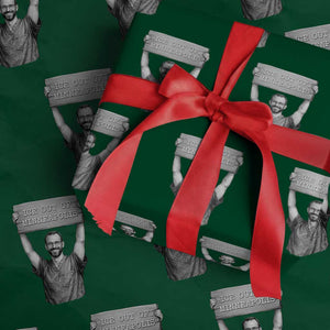 Ice Out Of Minneapolis Wrapping Paper Roll Alex Pretti Memorial ICU Nurse Tribute Support TS12 Green Print Your Wear