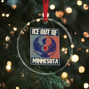 Ice Out Of Minnesota Crystal Glass Ornament Social Justice Solidarity TS12 Print Your Wear