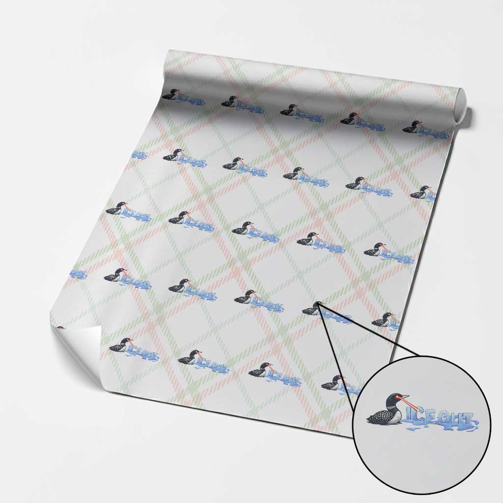Ice Out Wrapping Paper Roll Minnesota Resist Anti ICE Immigration Protest TS14 Christmas Plaid Print Your Wear