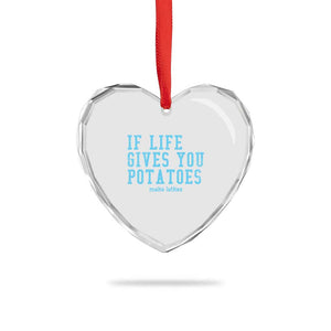 If Life Gives You Potatoes Make Latkes Heart Crystal Glass Ornament Funny Hanukkah Gift Jewish Holiday TS10 Print Your Wear