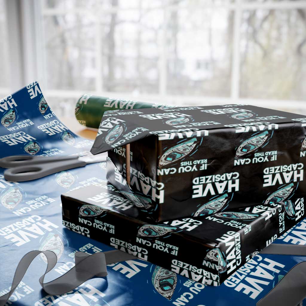 If You Can Read This I Have Capsized Wrapping Paper Roll Funny Boating TS14 Black Print Your Wear