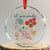 Il Mercato Italian Food Market Aesthetic Crystal Glass Ornament Summer Amalfi Coast La Dolce Vita TS02 Transparent Glass 3'' Circle Print Your Wear