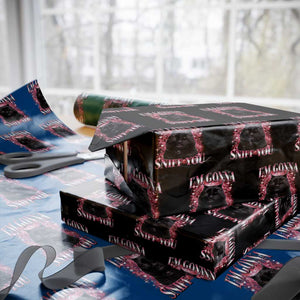 I'm Gonna Sniff You Wrapping Paper Roll Funny Black Cat Meme TS14 Black Print Your Wear