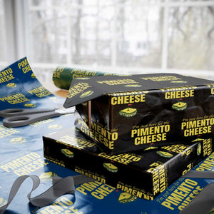 I'm Just Here For The Pimento Cheese Wrapping Paper Roll Funny Golf Foodie TS11 Black Print Your Wear