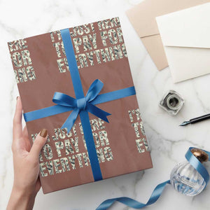I'm Just Here to Pay for Everything Wrapping Paper Roll Funny Grandpa Dad Humor Gift