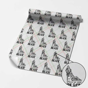 In May We Wear Black Wrapping Paper Roll Skin Cancer Support Gift For Her TS12 Christmas Plaid Print Your Wear